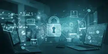 Digital lock protecting personal data across multiple devices in 2026