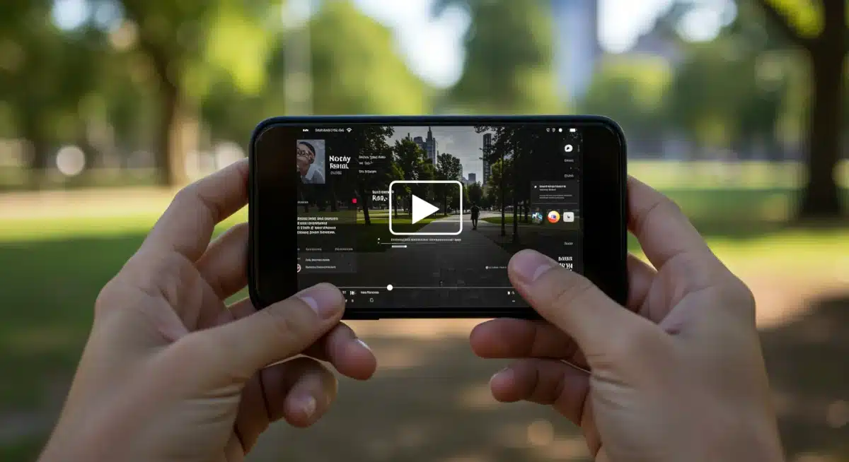 Engaging short-form video on a smartphone, illustrating effective digital content.