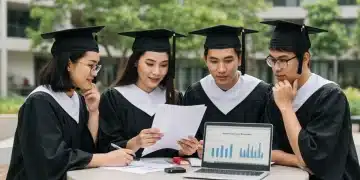 New Student Loan Repayment Options 2026: A Recent Grad Guide Recent graduates discussing 2026 student loan repayment options