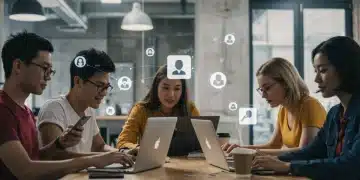 Young adults using social media for career networking and professional development