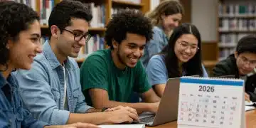 US students reviewing financial aid deadlines for 2026 on laptops