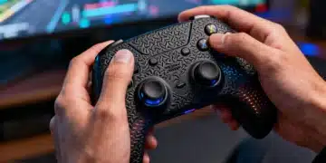 Future of Gaming: 5 Essential Console Accessories for 2026 Gamer holding next-gen haptic feedback controller with adaptive triggers