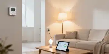 Smart Home Devices Under $100 for Energy Savings Modern living room with smart home devices for energy efficiency