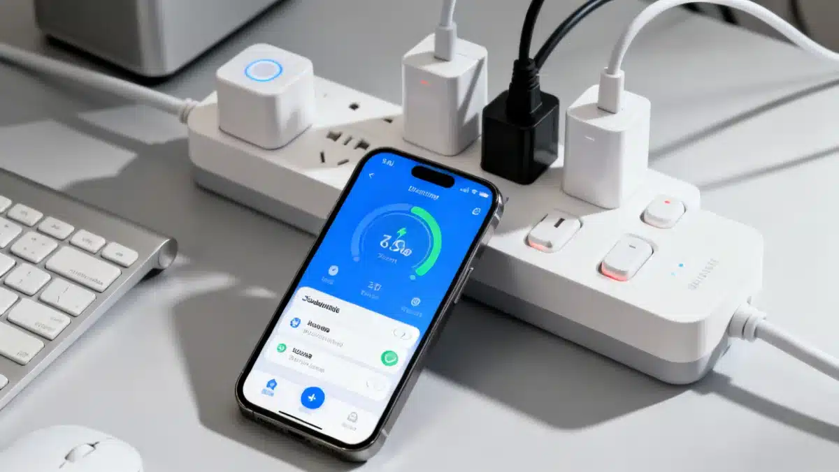 Smart power strip controlling multiple electronics for energy savings